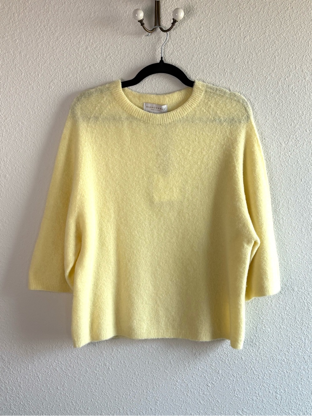 NWT Bianco&Blu Alpaca Sweater